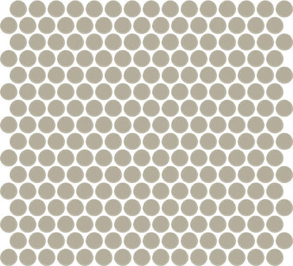 Color Wheel Mosaic Matte Architectural Gray Hexagon 1.5X1.5 Matte