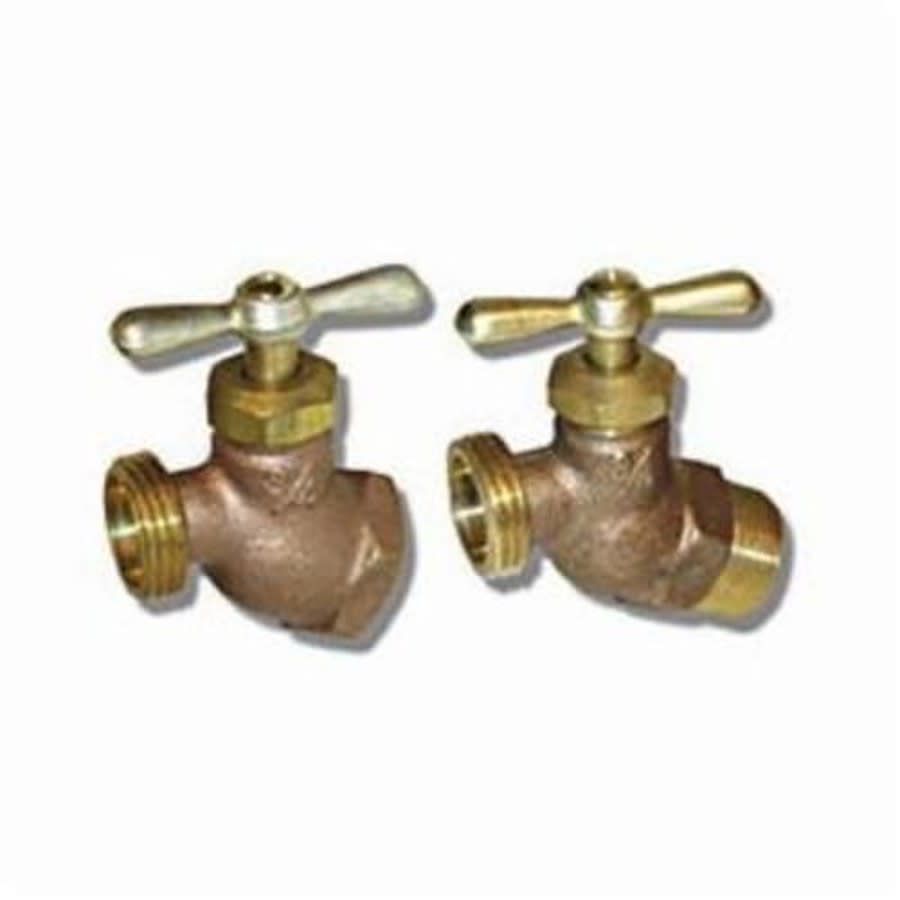 Hose Bibb, 3/4 in Inlet, MNPT, Rough Brass
