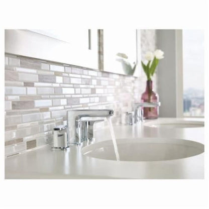 Rizon™ Widespread Lavatory Faucet, ADA, 2 Handle, 3-Hole, 1.2 gpm, Polished Chrome