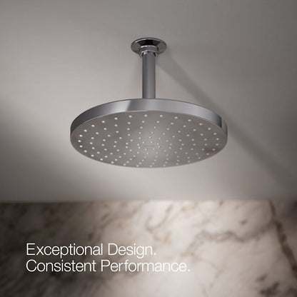 Awaken Round 10" Single Function 1.75 GPM Rainhead with MasterClean Sprayface