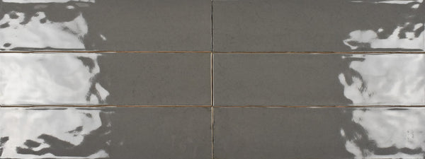 MAIOLICA CRACKLED 3”X12” Taupe