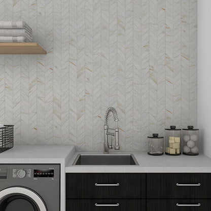 Marble Attache Lavish Golden Reverie Square 32X32 Satin