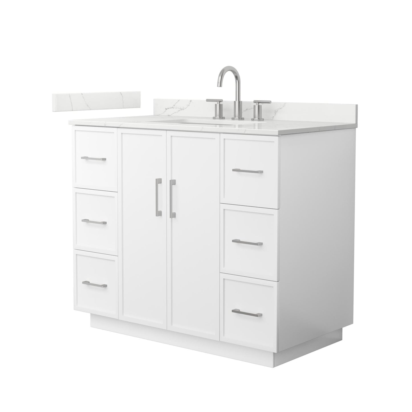 Elan Single Bathroom Vanity with Toe Kick - 42W x 35H x 22D