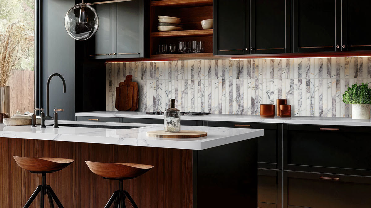 Scollopini Lilac Pattern Polished