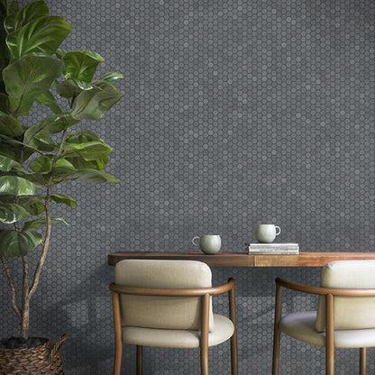 Moroccan Concrete Blue Gray Hexagon 1.5X1.5 Matte