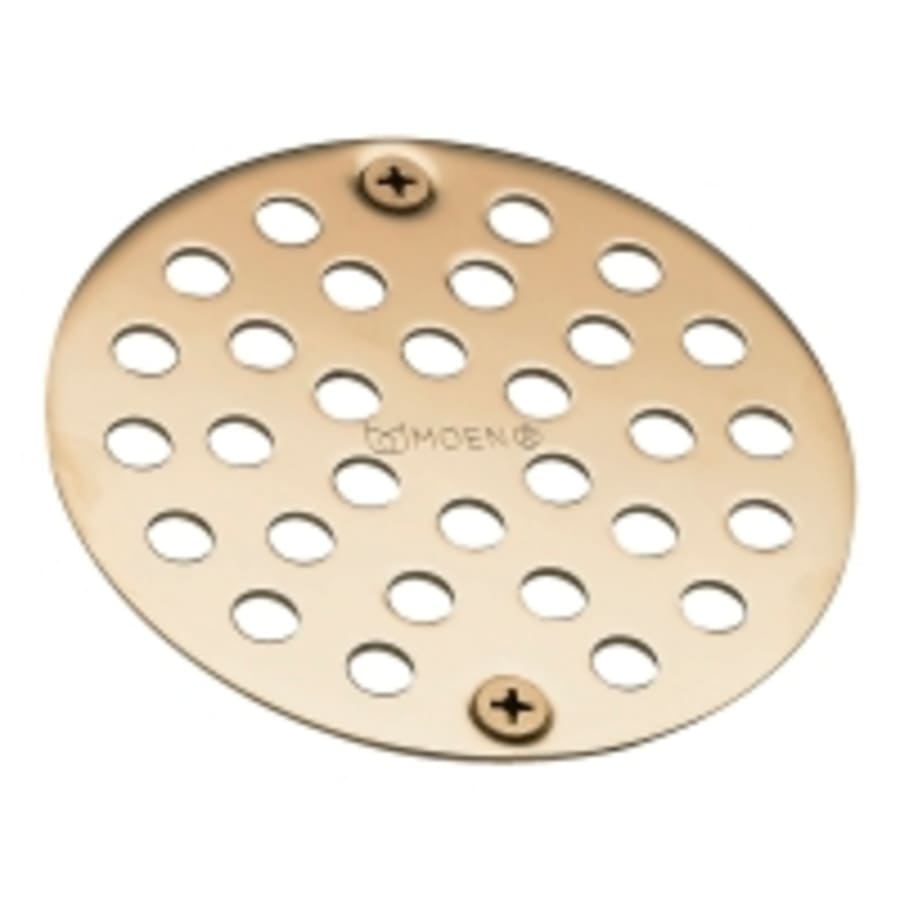 4" Round Shower Drain Cover with Exposed Screw Installation