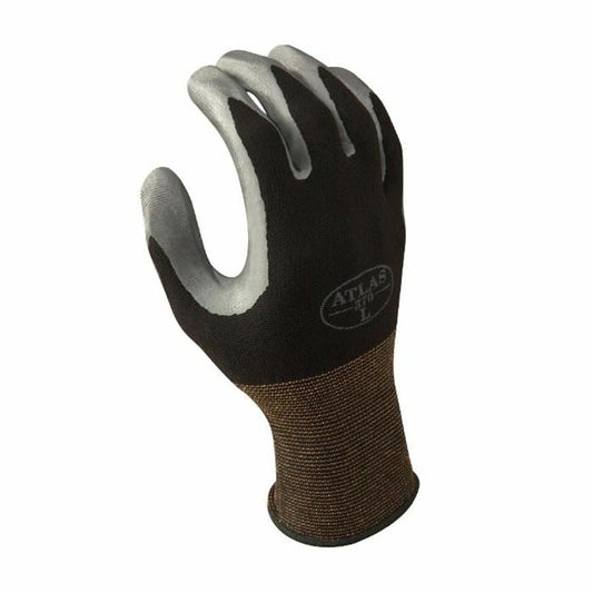 Tough General Purpose Gloves, Knit, XL, Nitrile Palm, Nitrile Coating, Seamless Lining