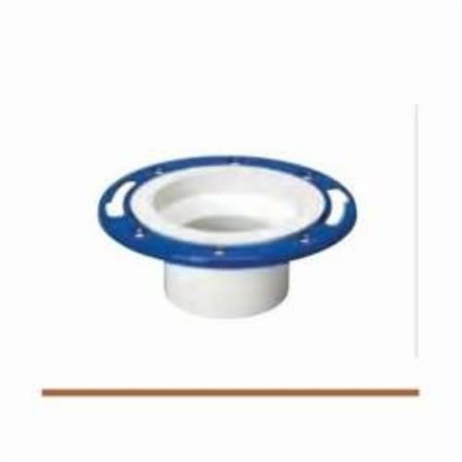 Adjustable Closet Flange, 4 in, Spigot, PVC, SCH 40/STD