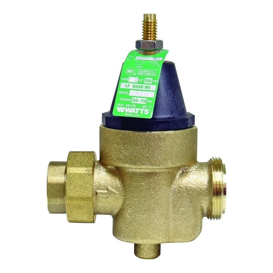 Pressure Reducing Valve, 3/4 in, FNPT, Bronze