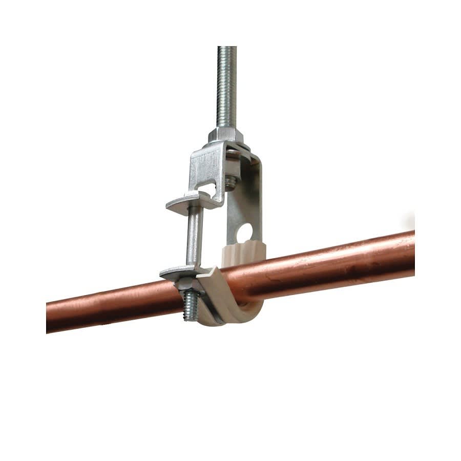 J Hanger, 2-1/2 or 3 in, Steel, Electrogalvanized, Thermal Plastic Elastomer Lined