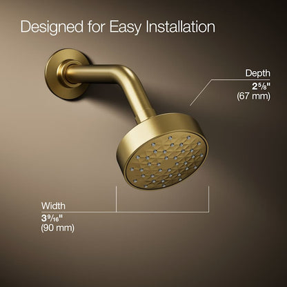 Awaken 1.5 GPM Single Function Shower Head