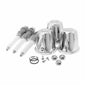 Complete Rebuild Kit, Metal, Polished Chrome
