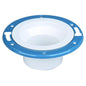 Adjustable Closet Flange, 4 x 3 in, Spigot, PVC, SCH 40/STD