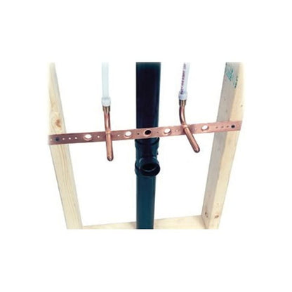 Flat Bracket, 5/8 in Hole, 25 lb, Cold Rolled Steel, Copper Bonded™ Domestic