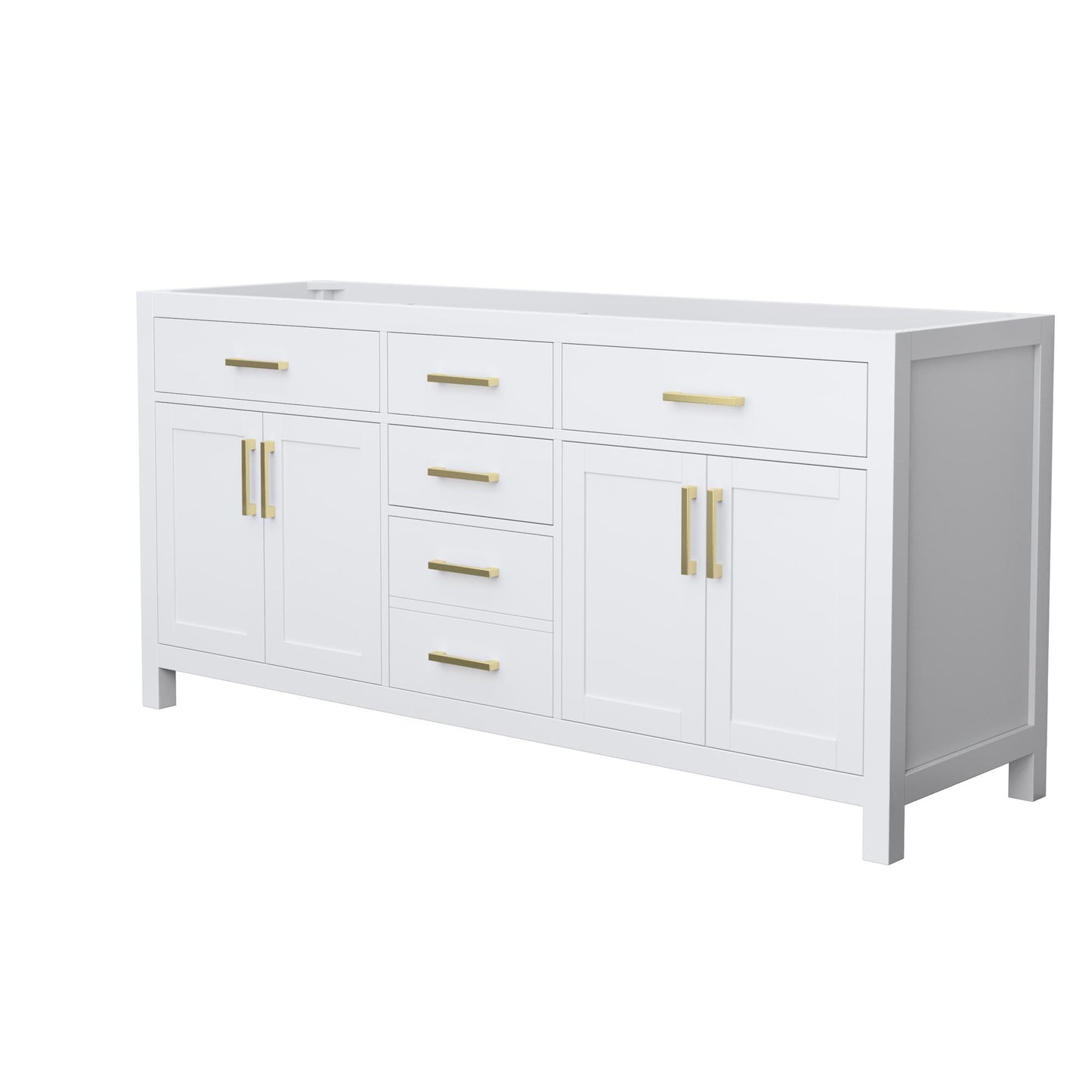 Beckett Double Bathroom Vanity - 71W x 34.25H x 21.5D