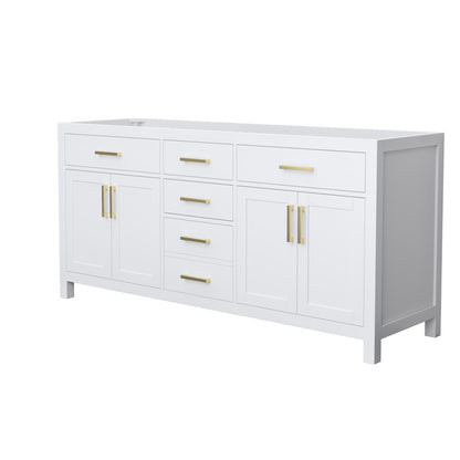 Beckett Double Bathroom Vanity - 71W x 34.25H x 21.5D