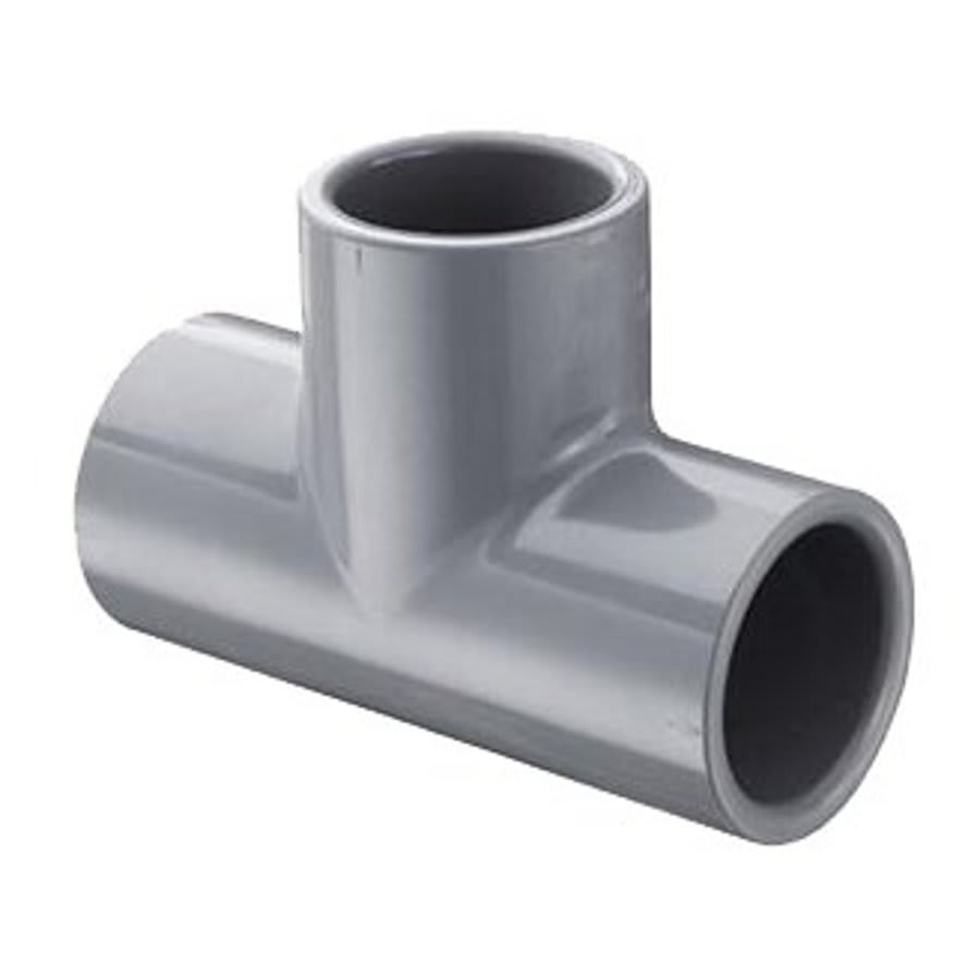 Tee, 8 in, Socket, SCH 80/XH, CPVC