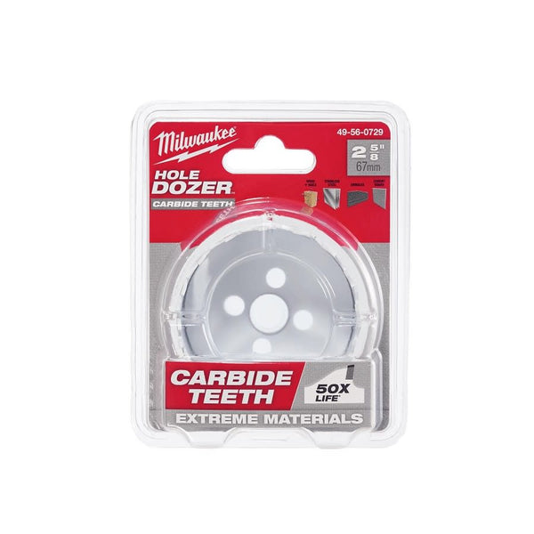 Hole Dozer™ Hole Dozer™ 49-56 Hole Saw With Carbide Teeth, 2-5/8 in Dia, Carbide Cutting Edge