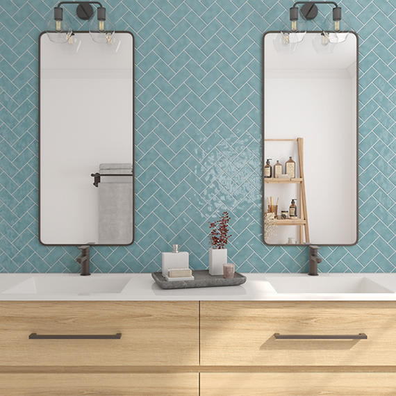 Artezen Classic Blue Hexagon 1.5X1.5 Glossy