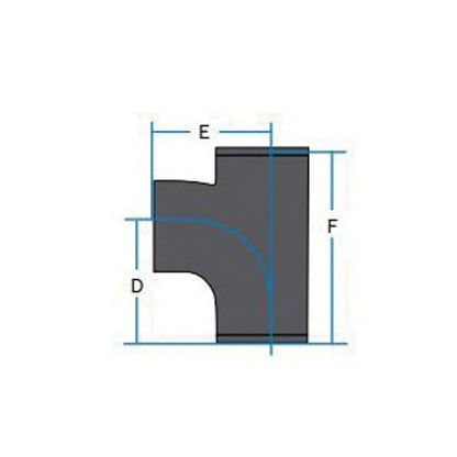 Sanitary Tee, 3 x 2 in, No Hub, Cast Iron