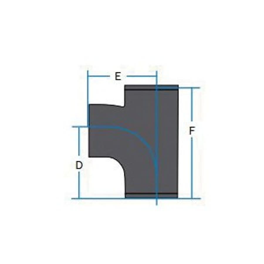 Sanitary Tee, 4 x 2 in, No Hub, Cast Iron