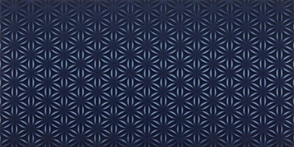 Color Wheel Linear Navy Rectangle 4X12 Glossy
