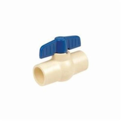 1-Piece Ball Valve, 1/2 in, Socket, Standard Port, CPVC Ball, CPVC