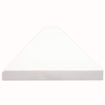 BRIGHT WHITE 6X73X0.62 DBL B POL-ENG