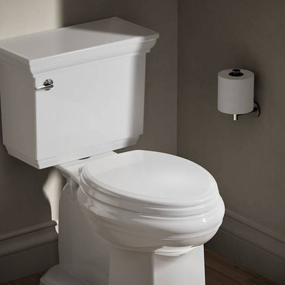 Ridgewood Elongated Molded Wood Toilet Seat with Quiet-Closeâ¢
