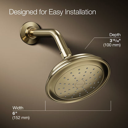 Artifacts 2.5 GPM Single Function Shower Head with Katalyst Air-Induction Technology