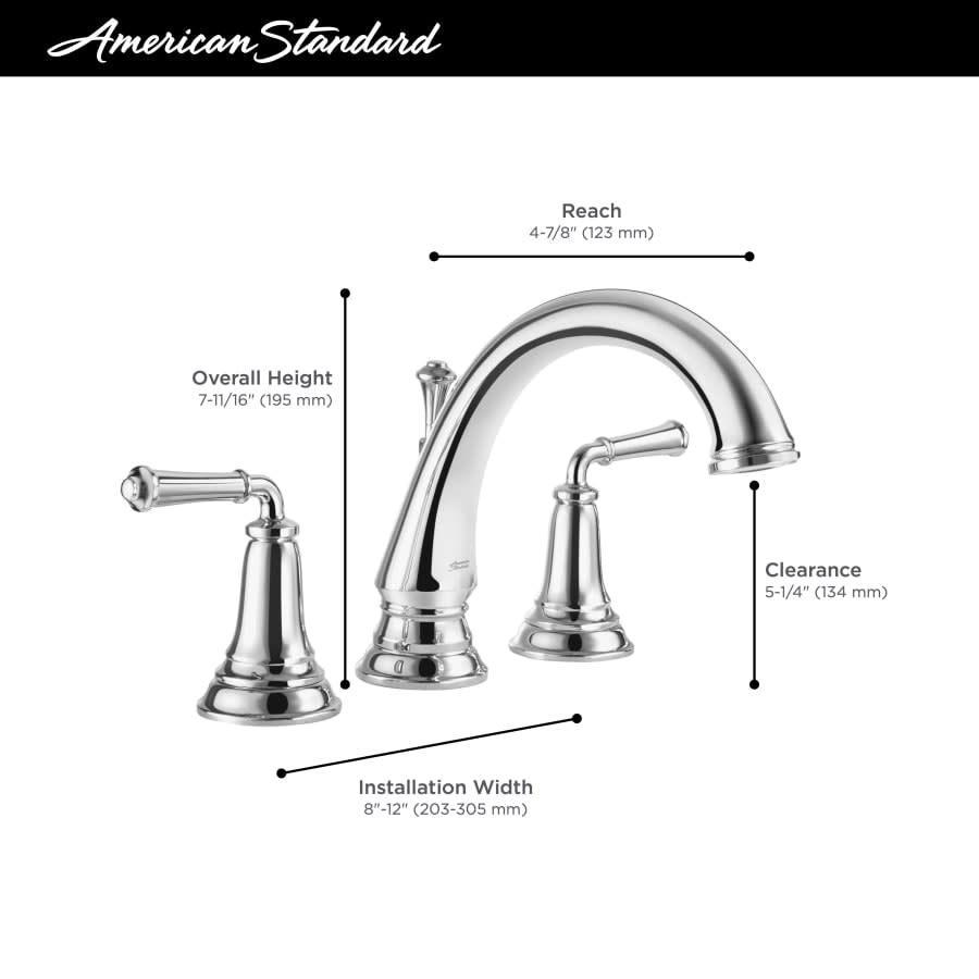 Delancey 1.2 GPM Widespread Bathroom Faucet with Lever Handles and Pop-Up Drain Assembly