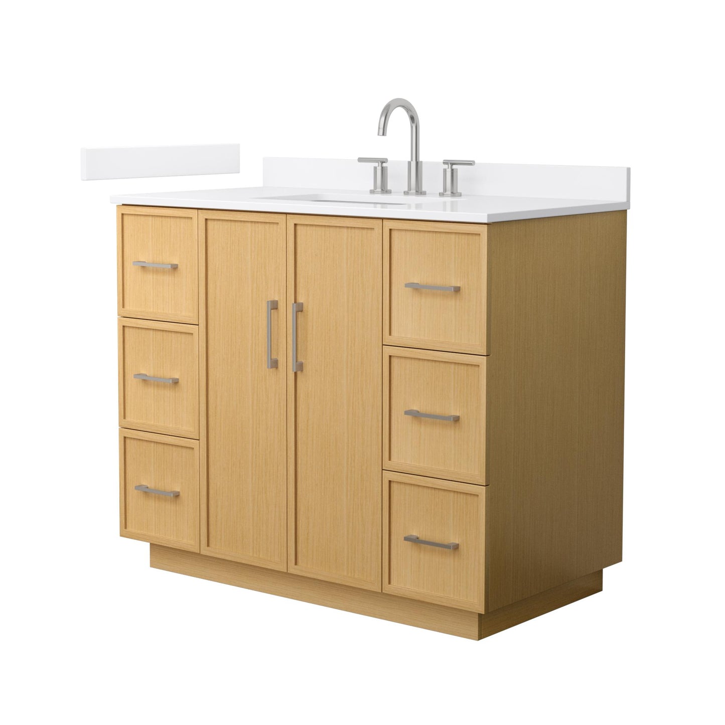 Elan Single Bathroom Vanity with Toe Kick - 42W x 35H x 22D