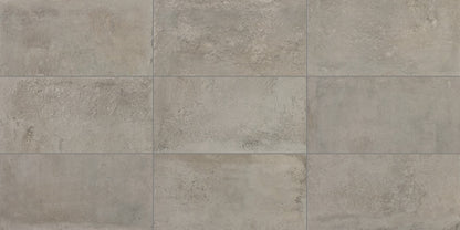 Rekindle Medium Grey Herringbone 2X6 Matte
