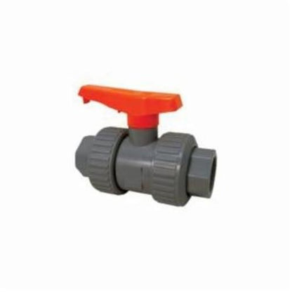 1-Piece Ball Valve, 1 in, Union Socket x Union FNPT, Full Port, PVC Ball, PVC