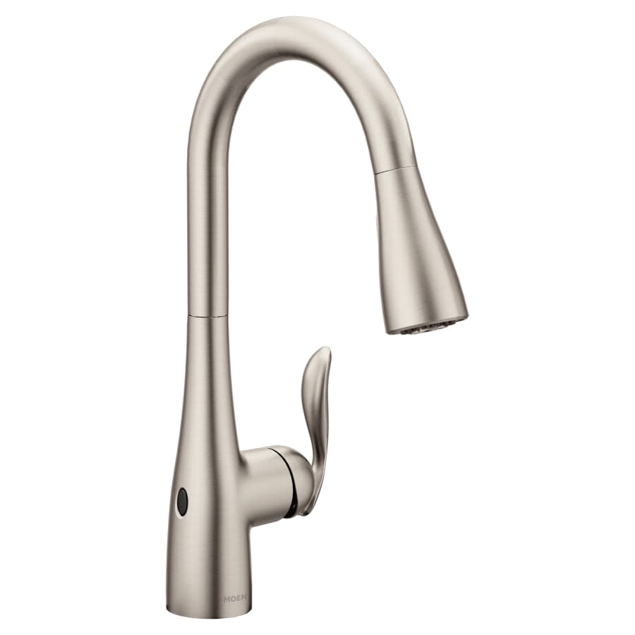 Arbor Pull-Down High Arc Kitchen Faucet with MotionSenseâ¢, Power Cleanâ¢, and Reflexâ¢ Technology - Includes Escutcheon Plate