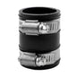 Transition Coupling, 1-1/2 in, Tubular x Tubular, Flexible PVC