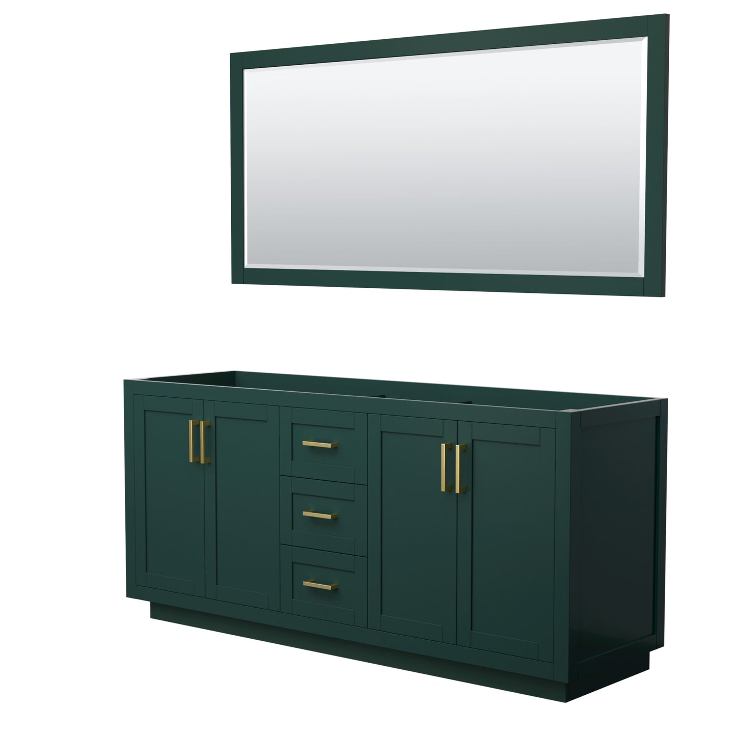 Miranda Double Bathroom Vanity - 71W x 33H x 21.75D