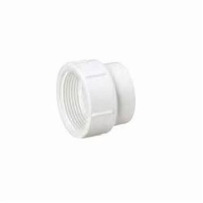 Cleanout Adapter, 4 in, Spigot x FNPT, DWV, PVC