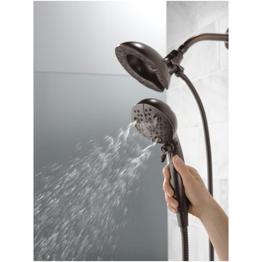 In2ition 2.5 GPM Multi Function Shower Head with Touch-Clean, MagnaTite, and H2Okinetic Technology