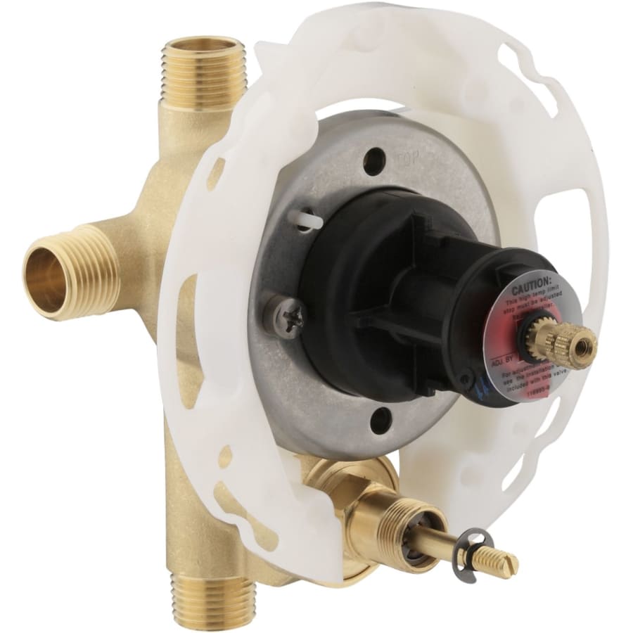 1/2" Pressure-Balancing Valve with Push-Button Diverter