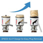 SPEED SLOT® Hole Saw With T2 Technology, 3/4 in Dia, Bi-Metal Cutting Edge
