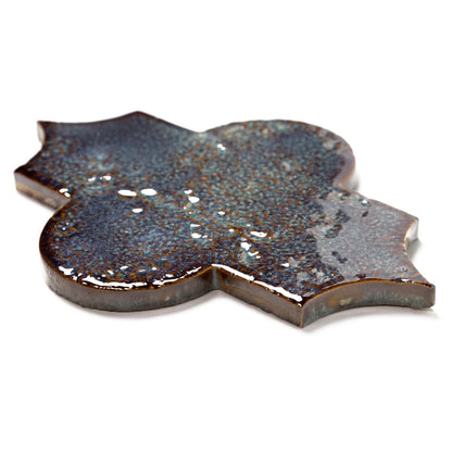 Lantern 3" x 8" Glossy Porcelain Tile in Cobalt
