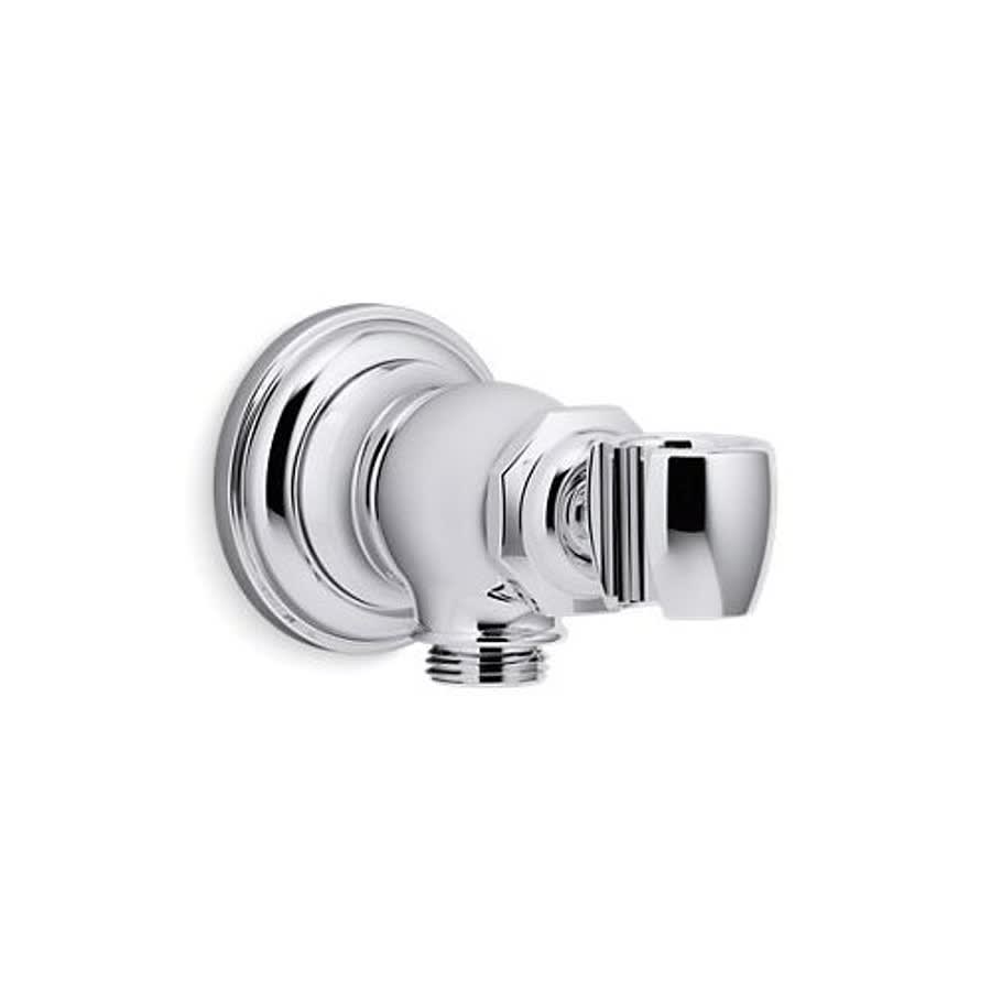 Artifacts® Handshower Holder and Supply Elbow, Wall Mount, For Artifacts® Handshower, G1/2-14 Hose x 1/2-14 NPT, Metal, Polished Chrome