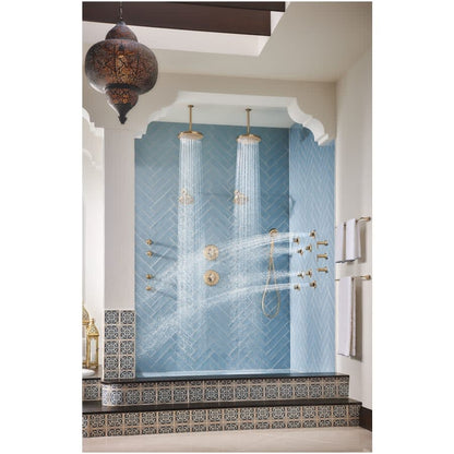 Levoir 1.75 GPM Multi Function Hand Shower Package with H2Okinetic Technology - Includes Hose, Holder and Wall Supply