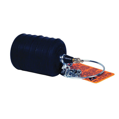 Test-Ball® Pneumatic Pipe Plug, 6 in Pipe, 13 psi, Natural Rubber