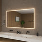 Element Frameless LED Bathroom Vanity Mirror with Color Changer, Dimmer and Defogger - 60W x 36H x 1.38D