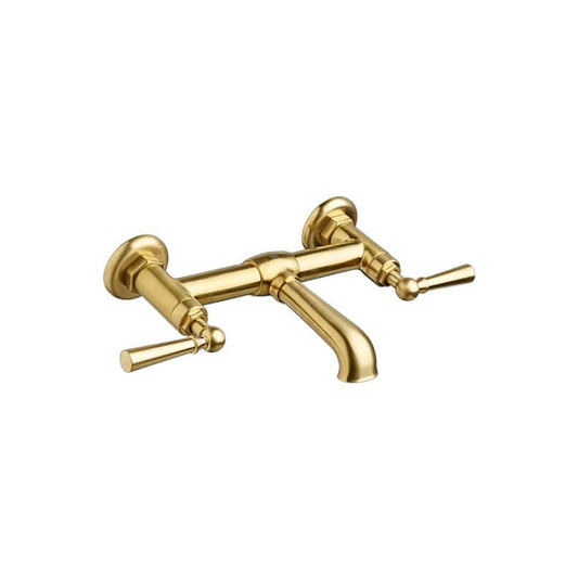 Oak Hill 1.2 GPM Wall Mounted Bridge Bathroom Faucet