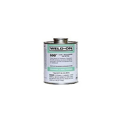 600™ Light Body Cement, 1 pt, Clear, For Styrene, Polyethylene, Polypropylene, PVC, ABS