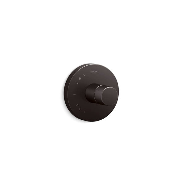 Components Single Function Pressure Balanced Valve Trim Only with Single Knob Handle - Less Rough In