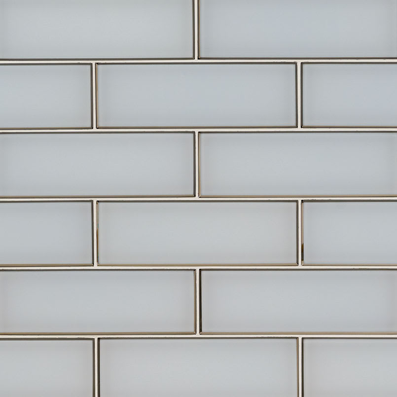 Ice Bevel Glass Tile 4x12